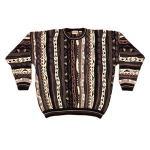 Vintage Cotton Traders Coogi Style Sweater Biggie